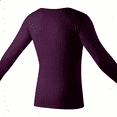 thumbnail image 6 of Abomasnow Men's Dual-Layer Thermal Underwear Long Sleeve Crewneck Thick Wram Pullover Tops for Athletic Workout M-4XL, 6 of 7