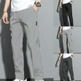 thumbnail image 4 of Mens Sweatpants Loose Stretch Active Track Joggers Pockets Gym Workout Pants, 4 of 7