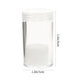 thumbnail image 1 of WASHWEPE 2 Pcs Tubes en Plastique Transparent pour Rangement de Pièces avec Capuchons et Supports Transparents, 1 of 8