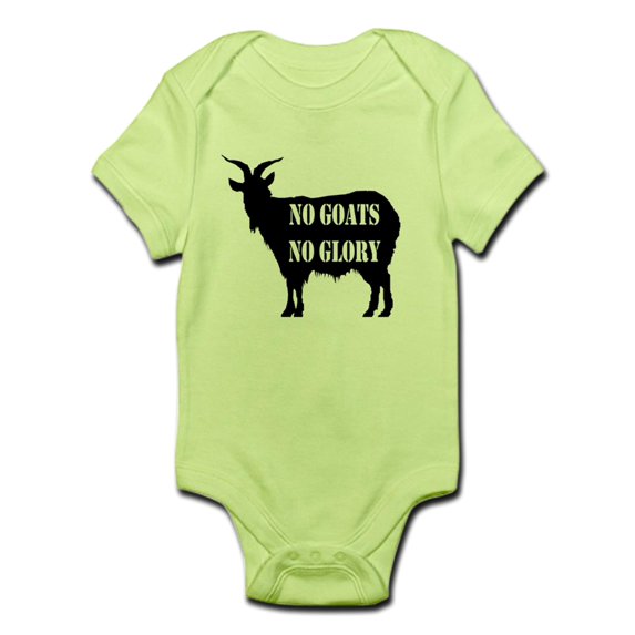 CafePress - No Goats No Glory Infant Bodysuit - Baby Light Bodysuit