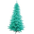 thumbnail image 1 of Vickerman 5.5' Aqua Fir Artificial Christmas Tree with 400 Aqua LED Lights, 1 of 1