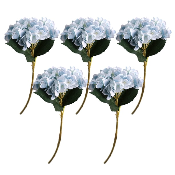 Advancent Juego de plantas artificiales duraderas de bajo mantenimiento de 5 uds. Para entornos aptos para mascotas, amplia aplicación para Decoración Azul