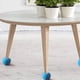 thumbnail image 5 of Pelotas de tenis azules precortadas con cubierta deslizante (4 unidades) para patas de muebles y suelo., 5 of 7