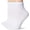 White - 6 Pack, variant on womens Ultimate Comfort Toe Seamed Ankle Socks Pack Of 6