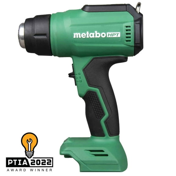 Metabo HPT 18V MultiVolt Cordless Heat Gun, Adjustable Heat Settings, Illuminated LCD Display, Compact and Lightweight, Ergonomic Design, Pro Tool Innovation Award Winner, RH18DAQ4