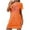 3 Orange, variant on XFYSSS Halloween Women's Nightgown Plus Size Short Nightgown Print on the Chest Round Neck Short Sleeved Nightgown Short Sleepshirts S-2XL