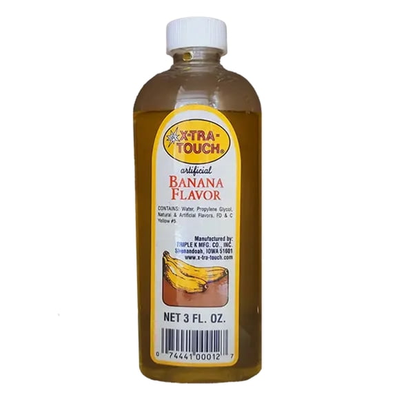 X-TRA TOUCH Banana Flavoring, 3 oz. (00012)