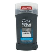Dove Deodorant 3oz Mens Clean Comfort 1/4 Moisturizer