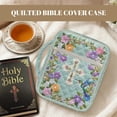 thumbnail image 3 of Yuyamidu Colorful Floral Bible Cover for Women Large Quilted Case with Handle Cross Bible Bag and Carrying Case Study Supplies Accessories Christian Gifts for Women, 3 of 8