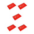 thumbnail image 2 of kurtrusly Tapis de Porte Collecteur de Saleté avec Matériaux de Performance d'Absorption d'Eau Super Forte Tapis de Porte Antidérapant en Polyester Tapis d'Entrée Oiseau base Rouge Vif 5Ensemble, 2 of 6