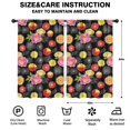 thumbnail image 2 of Pioneer Flower Floral Print Pattern Teens Curtains,Teens Insulated Curtains Set Of 2,Bedroom Essentials,Toddler Room Decor 52"x84", 2 of 5
