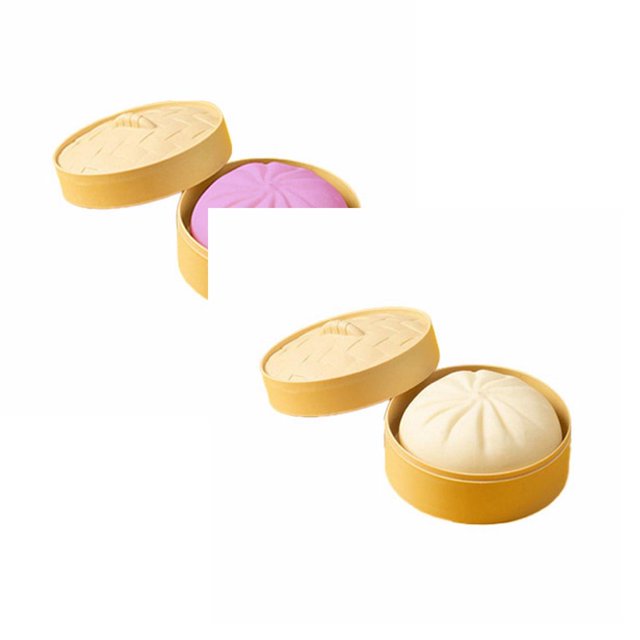 HAOAN 4PCS Colorful Dumpling Stress Balls Sensory Toy Stress