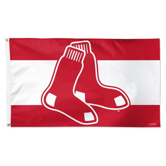 WinCraft Boston Red Sox 3' x 5' Horizontal Stripe Deluxe Single-Sided Flag