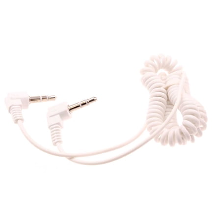 3.5mm Aux Cable Adapter Car Stereo Aux-in Audio Cord Speaker Jack Wire Coiled B4X for Lenovo Tab M10 Plus 10.3 - LG K22 Q70 K51 K40 K8X Velvet V60 ThinQ 5G V50 ThinQ 5G V40 ThinQ