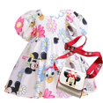 thumbnail image 1 of New Disney Mickey Mouse Daisy Baby Girl Cute Princess Dresses Kid Casual Dress Backless Toddler Cartoon Puff Sleeve Clothes 2-8T5-6T Gao Jinjia LED, 1 of 2