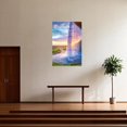 thumbnail image 4 of ZHONGYUTONG Christian Canvas Wall Art Psalm 23 Painting Bible Verses Pictures Scripture Wall Decor Inspirational Prints for Home Bedroom Decor Framed (12.00" x 18.00"), 4 of 5