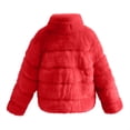 thumbnail image 3 of Puntoco Coat Moda Mujer Chaqueta de Cuello Redondo Corta Versátil y Delgada Chaqueta de Manga Larga Top Liquidación Puntoco Puntoco-1, 3 of 4