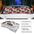 thumbnail image 3 of Yiaed Chicken Print Car Windshield Sunshade Front Auto Car Front Window Sun Shade Foldable Sun Visor Shield Cover Auto Accessories for Sedan SUV Truck-Medium, 3 of 5
