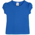 thumbnail image 1 of Lilax Camiseta Básica De Manga Corta Con Cuello Redondo Para Bebé Niña 18-24 Meses Azul Real, 1 of 5
