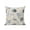 Blue, variant on Vintage Floral Outdoor Throw Pillow with Insert, 16"x16" Botanical Blue Roses Green Leaf Linen Pattern Waterproof Decorative Square Patio Pillows for Outside Furniture, Sofa, Porch, Garden