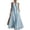 01 Light Blue, variant on Elegant Halter Linen Maxi Dress for Women Summer V Neck Sleeveless Swing Wedding Guest Dresses with Pockets