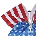 thumbnail image 6 of Wxirdiow 4th of July Headband Girls 4th of July Patriotic Hair Bows for Girls American Flag USA Stars Stripe Hair Bow Clips Sky Blue Size,3-12 Years, 6 of 6