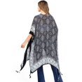 thumbnail image 2 of Lana Roux Women's Oversize Bohemian Tassel Kimono Cardigan, 2 of 4
