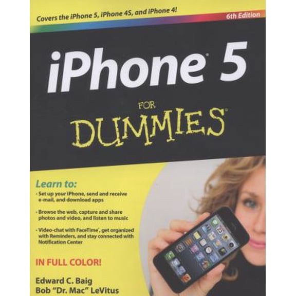 Pre-Owned iPhone 5 for Dummies (Paperback) 1118352017 9781118352014