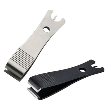 UNTERING 2pcs Fishing Line Cutter Nipper with Hook Eye Cleaner Pin Fishing Line Cutting Tool Stainless Steel Fishing Line scissor