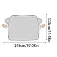 thumbnail image 7 of Car Windshield Snow Cover, Frost Ice Windscreen Covers with Magnetic Edges, Thickness Snow Protector Covers with Side Mirrors Cover Easy to Use for Car SUV CRV Trucks, 7 of 7