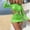 Green, variant on UTSJKR Women's Mesh Hollow Out Drawstring Bikini 3 Piece Set, Cutout Tie Design Bathing Suit, Sexy Vacation Beachwear Orange M