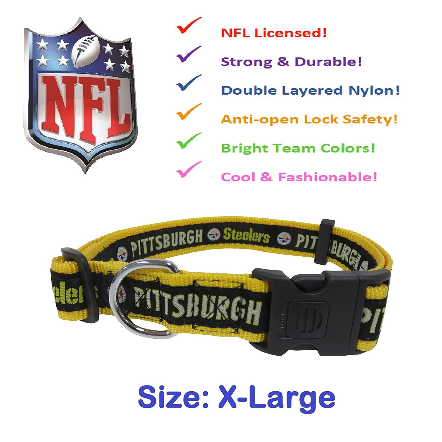 steelers cat collar
