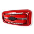 thumbnail image 3 of For 2011-2016 Ford F250 F350 F450 F550 Super Duty Lariat Style Front Grille Upper Hood Mesh Race Red PQ, 3 of 11