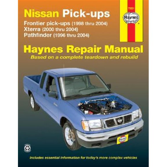 Pre-Owned Haynes Nissan Pick-ups: Frontier Pick-ups 1998-2004 Xterra 2000-2004 Pathfinder 1996-2004 Paperback