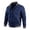 Blue, variant on Mens Jacket Men's Vintage Warm Solid Color Zipper Pocket Long Sleeved Casual Jacket Black L