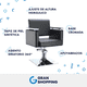 thumbnail image 4 of Silla para Estética Premium Gran Shopping, Ajuste de Altura negro, 4 of 10