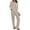 Apricot, variant on PRETTYGARDEN Women's 2 Piece Lounge Sets Ribbed Knit Long Sleeve V Neck Pullover Tops Wide Leg Pants Spring Fall Outfits