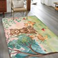 thumbnail image 2 of Cartoon Forest Animal Area Rugs 3x5 ft Cute Bear Dear Funny Fox Watercolor Mushroom Washable Rug Non Slip Indoor Carpet Absorbent Floor Mat for Living Room Bedroom Dining Room, 2 of 9