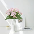 thumbnail image 6 of SouMaox Artificial Hydrangea Chrysanthemum Bouquet Lifelike Petals Elegant Floral Arrangement Table Decor for Wedding Reception Home, 6 of 9
