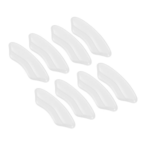 Vocoste Silicone Heel Support Cup Pads Silicone Cushion Orthotic Insole Clear 8 Pcs