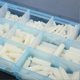 thumbnail image 3 of Caja de 310 piezas M3 Surtido de arandelas y tuercas de nailon para tornillos, macho, hembra y hembra, kit surtido de separadores [blanco], 3 of 5