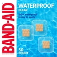 thumbnail image 1 of Band-Aid Curitas transparentes impermeables para pequeñas heridas, 50 unidades, 1 of 7