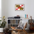 thumbnail image 4 of Art.com Maryland - State Flag Art Print by Lantern Press, Brown Frame Wall Art, 29" x 21", 4 of 5