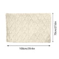 thumbnail image 2 of 100Fens Double-sided Fleece Blanket Queen Size 3D Soft and Warm Decorative Warm Blankets – Cozy, Fluffy, Plush Lightweight Throw Blankets for Couch, Bed Sofa, 2 of 8