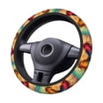 thumbnail image 2 of Balery Vibrant Rainbow Butterfly A Fundas elásticas antideslizantes para volante, funda protectora universal para hombre y mujer, 15 pulgadas, accesorios para coche., 2 of 6