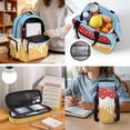 thumbnail image 5 of Jeiento Ice Cream 17 Inch Lightweight Schoolbag and Backpack Set 4-Piece Lunch Bag Pencil Case Water Bottle Holder Large Capacity Book Bag for Students, 5 of 7