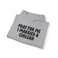 thumbnail image 4 of Chilean Chile Wedding Wife Husband Hoodie, Gifts, Hooded Sweatshirt, 4 of 4