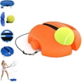 thumbnail image 1 of Tennis Ball Training Baseboard, Tennis Trainer Rebound Ball with String, Solo Tennis Practice Rebounder for Backyard, Court,Garage, Self Tennis Training Equipment Set for Adult,Beginner, 1 of 7