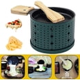 thumbnail image 2 of Escobilla para velas que incluye espátula con espátula de madera para derretir queso en 3 minutos delante del televisor o en un picnic (2 piezas - Verde) Sailing Electrónica, 2 of 5