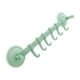 thumbnail image 2 of Yuarrent Colgador de pared para baño, estante de 6 ganchos, soportes colgantes ajustables, ventosa, almacenamiento sin clavos, accesorios sin Juegos de accesorios de baño Verde, 2 of 6